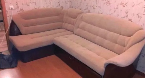 Перетяжка углового дивана. Татарск
